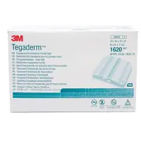 3M #1620, Tegaderm Trans Dressing 2-3/4" 100/BX Image 3M #1620, Tegaderm Trans Dressing 2-3/4" 100/BX Image