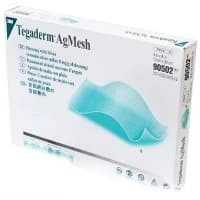 3M #90502, DRESSING, TEGADERM, AG MESH, SILVER, 4", EACH Image 3M #90502, DRESSING, TEGADERM, AG MESH, SILVER, 4", EACH Image