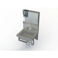 Aero Manufacturing #HSKT, SINK HAND, KNEE VALVE, SOAP / TOWEL DISP, SS, EACH Image Aero Manufacturing #HSKT, SINK HAND, KNEE VALVE, SOAP / TOWEL DISP, SS, EACH Image