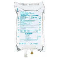 B Braun #L6121, 5% Dextrose and 0.45% Sodium Chloride Injection USP, 500 mL, 24/CS Image B Braun #L6121, 5% Dextrose and 0.45% Sodium Chloride Injection USP, 500 mL, 24/CS Image