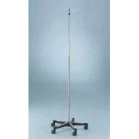 Blickman Health #7792MR-C, MR-Safe IV Stand 5 Leg W/ 2Hooks Ea Image Blickman Health #7792MR-C, MR-Safe IV Stand 5 Leg W/ 2Hooks Ea Image