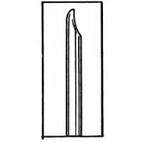 Busse #137, Curette Uterine Straight 11mm Ea Image Busse #137, Curette Uterine Straight 11mm Ea Image