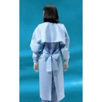 Cardinal Health #9010, Poly-Reinforced Surgical Gown with Towel Astound Adult Large Blue Sterile AAMI Level-4, 20 Per/Cs Image Cardinal Health #9010, Poly-Reinforced Surgical Gown with Towel Astound Adult Large Blue Sterile AAMI Level-4, 20 Per/Cs Image