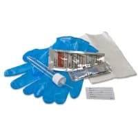 Covidien #3411, Female Catheterization Kit with 15 mL Specimen Tube and Flip Cap, Vinyl, PVP Swabs, 8 Fr, 25/CS Image Covidien #3411, Female Catheterization Kit with 15 mL Specimen Tube and Flip Cap, Vinyl, PVP Swabs, 8 Fr, 25/CS Image