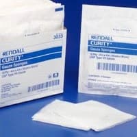 Covidien #397310, Sponge Gauze Curity Sterile 4x4" 16 Ply 10's 100/Bx, 16 BX/CA Image Covidien #397310, Sponge Gauze Curity Sterile 4x4" 16 Ply 10's 100/Bx, 16 BX/CA Image