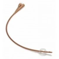 Covidien #605163IC, Dover Silver Coated 100% Silicone Foley Catheter, 5 mL, 2-Way, 16 Fr (5.3 mm), 10/CRT Image Covidien #605163IC, Dover Silver Coated 100% Silicone Foley Catheter, 5 mL, 2-Way, 16 Fr (5.3 mm), 10/CRT Image