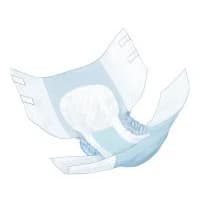 Covidien #65035, Simplicity Incontinence Brief Unisex 59-64" Moderate White 4x15/CS Image Covidien #65035, Simplicity Incontinence Brief Unisex 59-64" Moderate White 4x15/CS Image