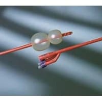 C.R. Bard #6016L22, Bardex Lubricath Coleman Model 3 Way Foley Catheter Red Latex Radiopaque 40cc, 20cc Balloons Lubricous Coatedm 12/cs Image C.R. Bard #6016L22, Bardex Lubricath Coleman Model 3 Way Foley Catheter Red Latex Radiopaque 40cc, 20cc Balloons Lubricous Coatedm 12/cs Image