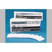 Crosstex International #ENC4NW, Sponge Gauze Premium LF NS Rayon/ Poly 4x4" 4 Ply Nwvn 200/Pk, 10 PK/CA Image Crosstex International #ENC4NW, Sponge Gauze Premium LF NS Rayon/ Poly 4x4" 4 Ply Nwvn 200/Pk, 10 PK/CA Image