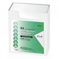 Dynarex #3364, Gauze Sponge ST 4ply 2/Pk 4x4 50/Bx, 24 BX/CA Image Dynarex #3364, Gauze Sponge ST 4ply 2/Pk 4x4 50/Bx, 24 BX/CA Image