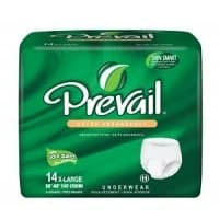 First Quality Products #PV-514, Underwear Inc Prevail Adult Unisex XL 58-68" Extra White 4x14/Ca Image First Quality Products #PV-514, Underwear Inc Prevail Adult Unisex XL 58-68" Extra White 4x14/Ca Image
