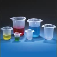 Globe Scientific #3645, BEAKER, 3-CORNER, PP, GRADUATED, 1000ML, 100/CS Image Globe Scientific #3645, BEAKER, 3-CORNER, PP, GRADUATED, 1000ML, 100/CS Image