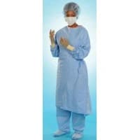 Halyard Health #41732, Surgical Gown with Towel Aero Blue Adult Small / Medium Blue Sterile AAMI Level-3, 34 Per/Cs Image Halyard Health #41732, Surgical Gown with Towel Aero Blue Adult Small / Medium Blue Sterile AAMI Level-3, 34 Per/Cs Image