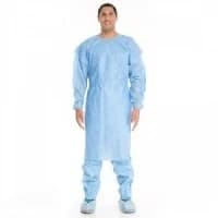 Halyard Health #54111, GOWN, ISOLATION, FULL BACK, BLUE, XL, DISP, 10/BG Image Halyard Health #54111, GOWN, ISOLATION, FULL BACK, BLUE, XL, DISP, 10/BG Image