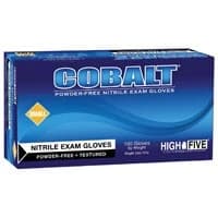 High Five Product #N193, Glove Exam PF Nitrile Large Blue Cobalt 100/Bx, 10 BX/CA Image High Five Product #N193, Glove Exam PF Nitrile Large Blue Cobalt 100/Bx, 10 BX/CA Image