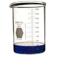 Kimble Chase #CSX140052000, BEAKER, HEAVY, LOW, SCALE, 2000ML, 8/CS Image Kimble Chase #CSX140052000, BEAKER, HEAVY, LOW, SCALE, 2000ML, 8/CS Image