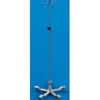 Mac Medical #IVS-1004, IV Stand SS 5-Leg 4-Hook Hand Operated Ea Image Mac Medical #IVS-1004, IV Stand SS 5-Leg 4-Hook Hand Operated Ea Image
