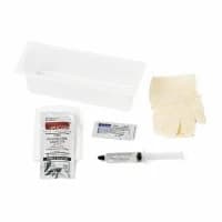 Medline #DYNC1810, Foley Insertion Catheter with 10 mL Syringe, PVP and Vinyl Gloves in Peel Lid Tray, 20/CS Image Medline #DYNC1810, Foley Insertion Catheter with 10 mL Syringe, PVP and Vinyl Gloves in Peel Lid Tray, 20/CS Image