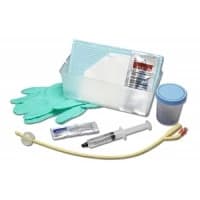 Medline #DYND10150, Foley Insertion Catheter with Silicone-Elastomer Coated Latex Catheter, 16 Fr, 10 mL Syringe, 20/CS Image Medline #DYND10150, Foley Insertion Catheter with Silicone-Elastomer Coated Latex Catheter, 16 Fr, 10 mL Syringe, 20/CS Image