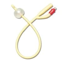 Medline #DYND11758, Silicone-Elastomer Coated Latex Foley Catheter, 18 Fr, 10 mL, Straight Tip, 2-Way, EACH Image Medline #DYND11758, Silicone-Elastomer Coated Latex Foley Catheter, 18 Fr, 10 mL, Straight Tip, 2-Way, EACH Image