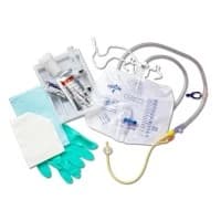 Medline #DYND11865, Silicone-Elastomer Latex 2-Layer Foley Catheter Tray / Drain Bag, 18 Fr, 10 mL, 10/CS Image Medline #DYND11865, Silicone-Elastomer Latex 2-Layer Foley Catheter Tray / Drain Bag, 18 Fr, 10 mL, 10/CS Image