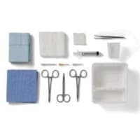 Medline #DYNJ03000, Laceration Trays with Comfort Loop Instruments, 16/CS Image Medline #DYNJ03000, Laceration Trays with Comfort Loop Instruments, 16/CS Image