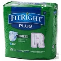 Medline #FITPLUSRG, FitRight Plus Briefs, Regular, 40" - 50" (102 cm - 127 cm), 80 EA/CS Image Medline #FITPLUSRG, FitRight Plus Briefs, Regular, 40" - 50" (102 cm - 127 cm), 80 EA/CS Image