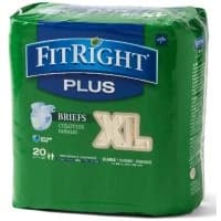 Medline #FITPLUSXLG, FitRight Plus Briefs, X-Large, 59" - 66" (150 cm - 168 cm), 80 EA/CS Image Medline #FITPLUSXLG, FitRight Plus Briefs, X-Large, 59" - 66" (150 cm - 168 cm), 80 EA/CS Image