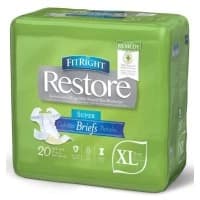Medline #FITRESTOREXLG, FitRight Restore Super Briefs, X-Large (beige), 57 - 66" (145 - 168 cm), 80 EA/CS Image Medline #FITRESTOREXLG, FitRight Restore Super Briefs, X-Large (beige), 57 - 66" (145 - 168 cm), 80 EA/CS Image
