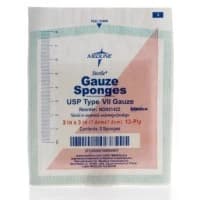 Medline #NON21422, GAUZE, SPONGE, 3"X3", 12PLY, STERILE, LF, 2'S, 80 EA/BX, 40 PK/BX, 30 BX/CS Image Medline #NON21422, GAUZE, SPONGE, 3"X3", 12PLY, STERILE, LF, 2'S, 80 EA/BX, 40 PK/BX, 30 BX/CS Image