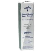 Medline #NON26223, GAUZE, AVANT, NW, DELUXE, 2"X2", 3PLY, NS, LF, 8000 EA/CS, 40 PK/CS Image Medline #NON26223, GAUZE, AVANT, NW, DELUXE, 2"X2", 3PLY, NS, LF, 8000 EA/CS, 40 PK/CS Image