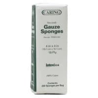 Medline #PRM21416C, GAUZE, SPONGE, 4"X4", 16PLY, NS, LF, 2000/CS, 2000 EA/CS Image Medline #PRM21416C, GAUZE, SPONGE, 4"X4", 16PLY, NS, LF, 2000/CS, 2000 EA/CS Image
