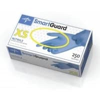 Medline #SG310, GLOVE, EXAM, PF, NITRILE, SMARTGUARD, XSMALL, 250/BX Image Medline #SG310, GLOVE, EXAM, PF, NITRILE, SMARTGUARD, XSMALL, 250/BX Image