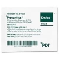PDI #B19600, Prep Swab, 3.15% Chlorhexidine Gluconate & 70% (v/v) Isopropyl Alcohol, Skin Antiseptic, 1,000 Per/Cs Image PDI #B19600, Prep Swab, 3.15% Chlorhexidine Gluconate & 70% (v/v) Isopropyl Alcohol, Skin Antiseptic, 1,000 Per/Cs Image