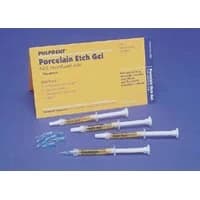 Pulpdent #PEG, Etchant Prcln Gel/ 9.6% Hydrofluoric Acid Syringe 1.2mL 4/Bx Image Pulpdent #PEG, Etchant Prcln Gel/ 9.6% Hydrofluoric Acid Syringe 1.2mL 4/Bx Image